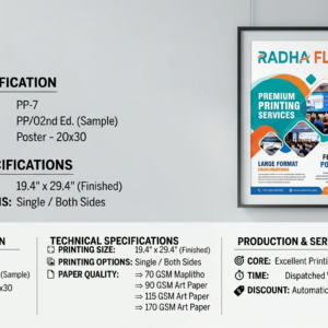 High-Quality Custom Posters (20" x 30") | Fast Printing Services