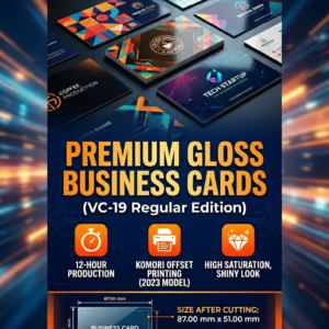 Premium Gloss Business Cards - VC-19 Regular Edition | Radha Flex