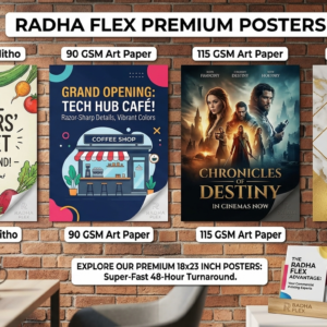 Custom Premium Posters (18" x 23") – High-Quality Offset Printing